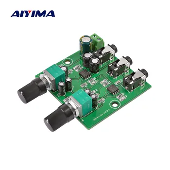 AIYIMA2Way 스테레오 오디오 믹서 신호 보드 멀티 채널 믹싱 보드에 대한 한 가지 방법 증폭 출력의 헤드폰 오디오 증폭기