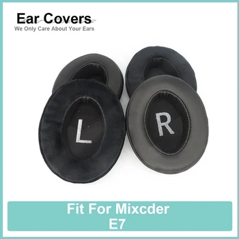 이어패드 대한 Mixcder E7 헤드폰 Earcushions 벨루어 단백질 양모 패드 거품 귀 패드 블랙