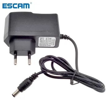 ESCAM EU AU 영국에 저희 플러그인 형식 12V1A5.5mm x2.1mm 전력 공급 AC100-240V DC 어댑터 플러그를 위한 CCTV/IP 카메라