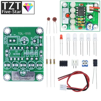 TZT DIY 키트 LED 조명 키트 터치 지연 램프 전자 부속 생산 장비 DC5V 조정가능한 3s 을 130s 조절