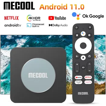 Mecool KM2plus S905X4 안드로이드 11TV 박스 스마트 4K 넷플릭스 2GB16GB Doby Atmos USB3.0 100M LAN 셋톱 박스 텔레비젼 수신기 2022