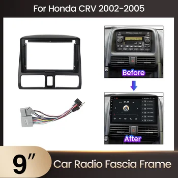 9 인치 2Din 자동차 라디오 끈을 위한 프레임 혼다 CRV CR-V2002 자동차 멀티미디어의 비디오 플레이어 대쉬 패널 마운트 키트 베젤