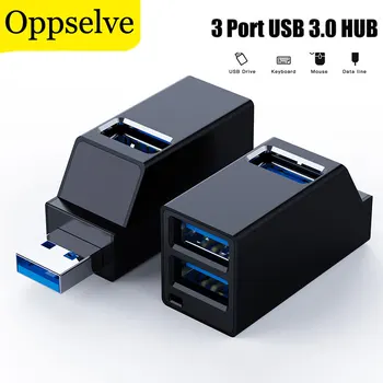 휴대용 USB3.0 허브 3 포트 고속 데이터 전송 USB 쪼개는 도구에 대한 노트북 U 디스크 도킹 스테이션 유형 C HUB2.0Port 어댑터