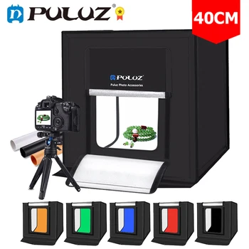 PULUZ 사진 스튜디오 라이트,휴대용 사진 스튜디오 촬영 천막 상자 장비 6 배경 색,부드러운 조명 사진 스튜디오 상자