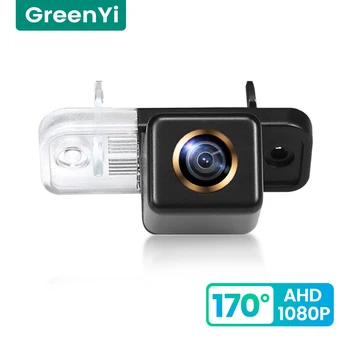GreenYi170°는 HD1080P 차량 후방 뷰 카메라 메르세데스 벤츠 Clk W203W209W219W211 야간 시계 반대 반대 4 핀 AHD