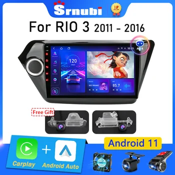 Srnubi2Din 안드로이드 11 자동차 라디오 Kia 를 위한 리 3 2011-2016 멀티미디어 플레이어 2din 면 스테레오 탐색 머리 단위 GPS DVD
