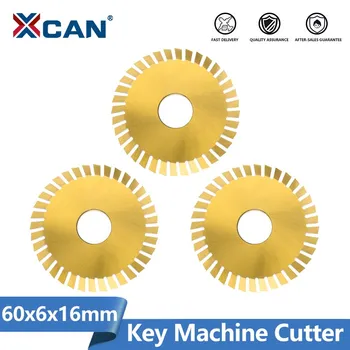 XCAN 키를 복사기 60x6x16mm36/60/80/90T 티타늄 입히는 단 하나 측 톱 블레이드 예비 품목을 위한 열쇠 절단기 자물쇠 제조공 공구