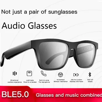 2023 새로운 E10 스마트 음악 선글라스 하이파이드 방수 무선 블루투스 5.0 헤드폰 운전 Glasse 전화 음성 지원