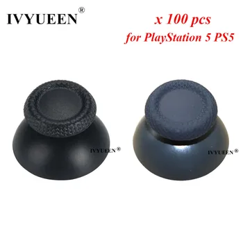 IVYUEEN100 개 PlayStation5PS5DualSense 컨트롤러로 스틱 3D 엄지 손가락 아날로그 스틱을 조이스틱 모자 그립 게임 액세서리