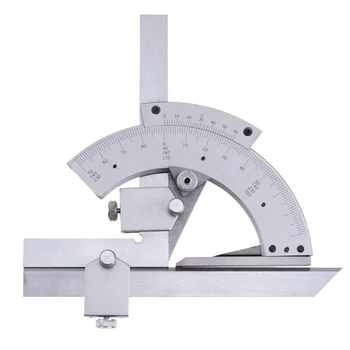 30~320 도 각도 측정 정밀도 측정기 보편적인 비스듬한 각도기 도구 도구의 가치를 위한 내부 및 외부 부품