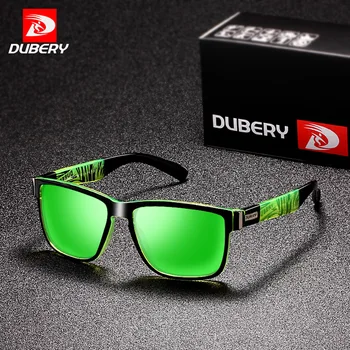 DUBERY2018 년 스포츠 색안경을 극화에 대한 남성의 태양 안경광장 운전 개성 컬러 미러 럭셔리 브랜드의 디자이너 UV400