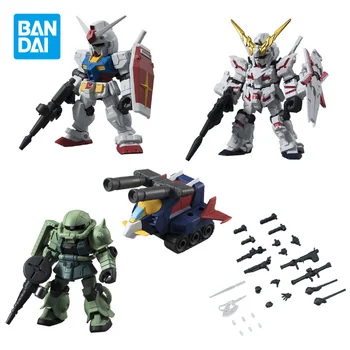 반다이 원래 Gundam 모델 Kit 애니메이션은 그림 모바일 슈트 앙상블을 뽑 액션 인형 소장 인형 장난감 선물을 위한 아이