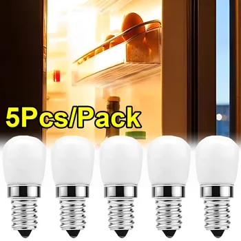5/1 개 LED 냉장고는 전구 E14 냉장고 LED 램프 전구 220V 백색/온난한 백색을 대체 할로겐 샹들리에 조명
