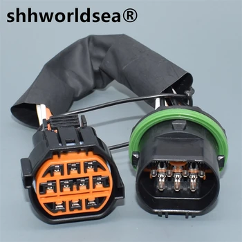 shhworldsea10 핀 HP066-10021GL221-10021 자동차 헤드라이트를 어셈블리에 배선 플러그를 소켓을 위해 현대 베르나 KIA K1K2 와 K3K4
