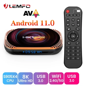 LEMFO S905X4 스마트 TV 박스 안드로이드 11 4GB64GB128GB 인조 인간 텔레비젼 상자 8K AV1 1000M 정되는 최고 상자 2023 듀얼 와이파이 미디어 플레이어
