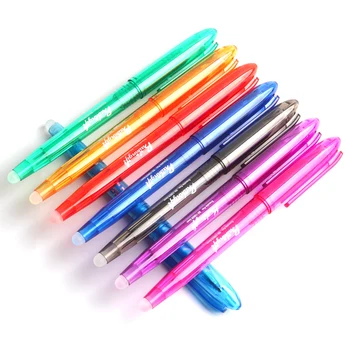 8 개까 지울 수 있는 젤 펜 또는 보충 막대 0.5mm 빨 수 있는 손잡이 마술울 펜필 학교를 위한 도구를 작성하는 카와구