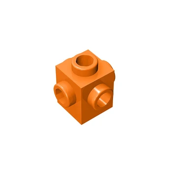 10 호환 MOC 벽돌 부품 4733 벽돌 1x1 스터드에는 4 개의 측 빌딩 블록 입자 DIY 아이 퍼즐 뇌 장난감 선물
