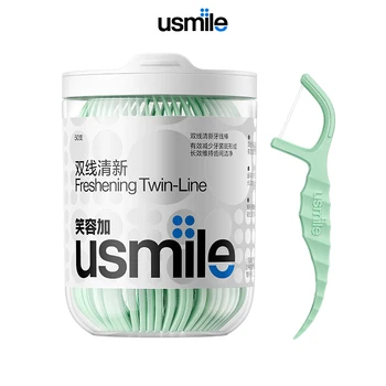 usmile 쌍둥이 라인에 새롭게 반대로 충 치 이쑤시개 치아틱 이 청소 치 구강관리-(1 자)