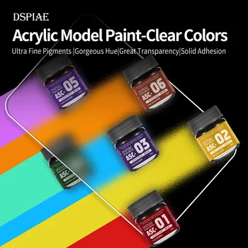 DSPIAE ASC 아크릴 모델 페인트-선명한 색상