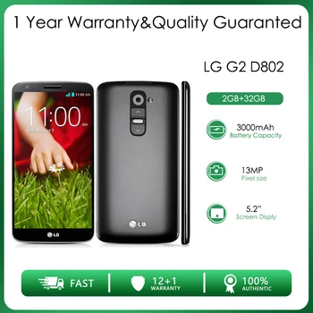 원래 LG G2D802 제공 4G LTE 휴대폰 5.2
