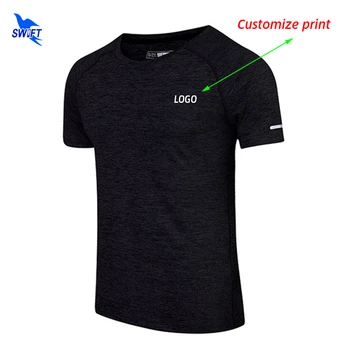 여름 Breathable T-셔츠가 남성 아이 빠른 건조 밤 실행 셔츠 피트니스 최고 티 스포츠웨어 사용자 정의 인쇄