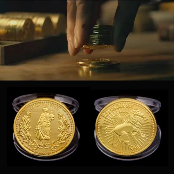 지 코스프레를 동티넨탈 호텔 동전 코스프레를 계획 호텔의 금속 합금 동전을 팬 컬렉션을 선물 의상 소품