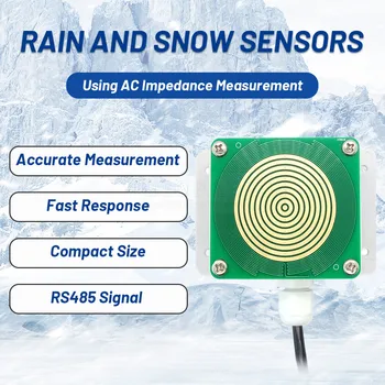 비와 눈 센서를 송신기 IP65 출력 RS485 0-2V0-5V0-10V4-20mA 날씨 유도 감지 난방 Anti-icing