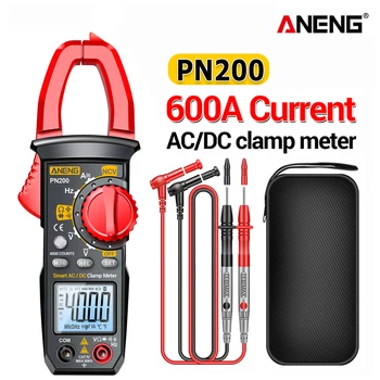 ANENG PN200 디지털 방식으로 죔쇠 미터 DC/AC600A 전류 4000 수 멀티미터 전류계 전압 검사자는 자동차 Hz 에서 정전용량 방 옴 테스트