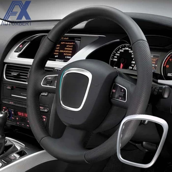 AX 크롬 스티어링 휠의 상징 프레임을 아우디 A3 8P 자동차 인테리어 스타일 액세서리 성형 장식 교체