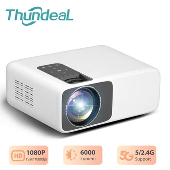 ThundeaL 미니 프로젝터 Full HD 비디오 1080P Proyector 안드로이드 와이파이 프로젝터의 홈 미디어 플레이어 최고의 비디오 Projetor