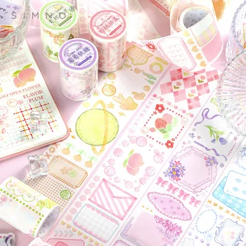 1/1 많은 장식적인 점착 테이프 반 설탕 기분을 초안 마스크 테이프 스크랩 DIY 종이 일본의 스티커 3M