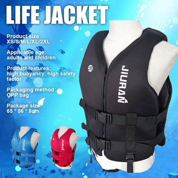 생활 재킷 네오프렌 안전명 조끼 물 스포츠 낚시 카약,보트 부유물에 맞게 떠도는 안전 조끼 성인 어린이