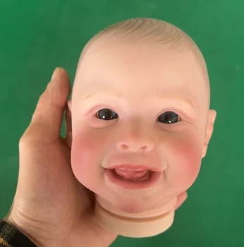 19 인치 이미 그려 다시 태어난 장비 인형 하퍼는 아기 3D 그림으로 표시되는 정맥 천으로 몸이 눈이 포함되어 있 그려진 머리