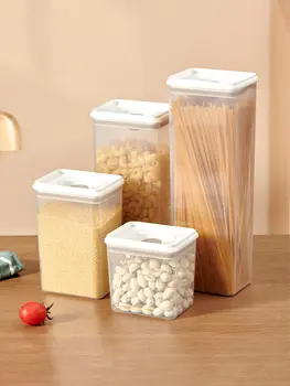 WORTHBUY1Pc 명확한 음식 저장 상자,음식 저장 용기 뚜껑,플라스틱 부엌 식품 저장실 용기 조직