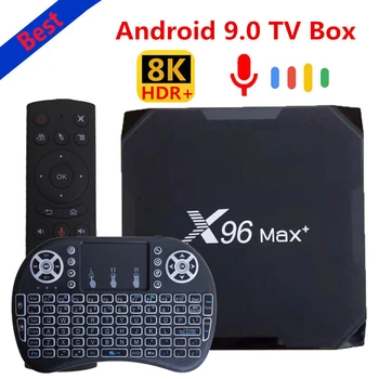 원래 X96MAX Plus4GB64GB32GB 스마트 TV 박스 안드로이드 9.0Amlogic S905X3 쿼드 중핵 Wifi4K Youtube X96Max Plus 정되는 최고 상자