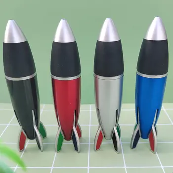 창조적 4in1 컬러한 철회 가능한 로켓을 볼펜 1.0mm Tip Office 학교를 쓰기 서명을 볼 펜 아이들은 선물