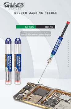기계공 UV 가벼운 경화 잉크는 녹색 까만 기름이 솔더 마스크 잉크 바늘에 대한 BGA PCB 마더보드 휴대 전화 수리 도구