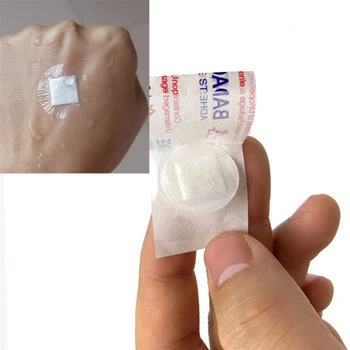 100 방수 BandAid 부상 드레싱 투명한 무균 테이프 접착성 붕대 상처를 최초로 고정 테이프