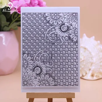 Alinacutle 명확한 스탬프 꽃 꽃 피 배경 DIY 카드 스크랩북 종이 투명한 실리콘 고무표