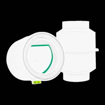 PVC 배기 팬 체크 밸브 Anti-odor 라운드 파이프 공기 차단 밸브 80/110mm 목욕탕을 위한 부엌 환기 시스템 액세서리