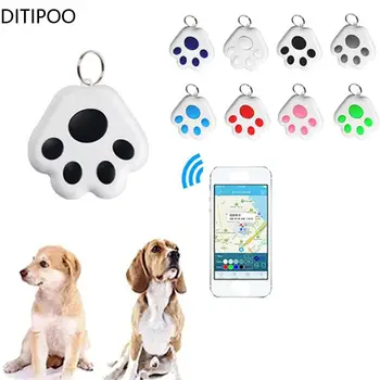 애완 동물 스마트 GPS 추적자 미니 반대로 분실된 방수 블루투스 Locator 추적 프로그램를 위한 애완 동물 개 아이들이 차 지갑 키 네크라인 액세서리