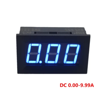 DC0-10A 전류계 현재 암페어 미터 파란색 LED 디지털 디스플레이 Ampermeter Powered by DC4.5-28V