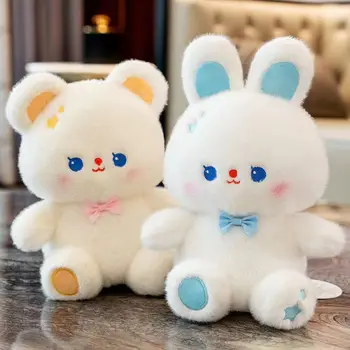 귀여운 곰인형 화이트 토끼 인형 아이들의 봉제 장난감 넥타이 곰인형 박제 동물의 파퉁 세라 인형 아이들의 장난감 선물