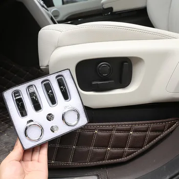 자동차 부속품 자동차 좌석 조절 버튼을 커버 트림 스티커 랜드로버를 위한 Range Rover Sport Evoque 검색 스포츠 검색 5