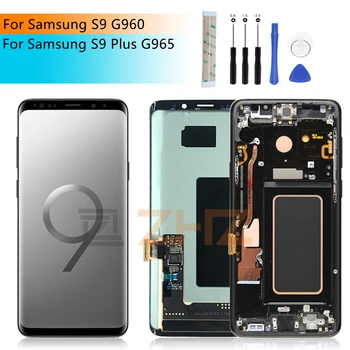 삼성 갤럭시 S9Plus Lcd S9 디스플레 G965f G960f 터치스크린 수치기 회의 전시를 위해 삼성 s9+수리부품 LCD