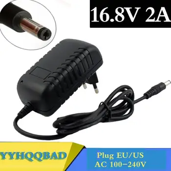 16.8V2A 드라이버 충전기 18650 리튬 배터리 14.4V4Series 리튬-이온 배터리 충전기 AC100V-240V EU/Plug