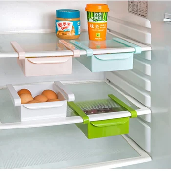망원경 주방장 주최자는 냉장고 냉장고 저장 선반 서랍에 주최자에 대한 냉장고 음식 저장 용기 홀더