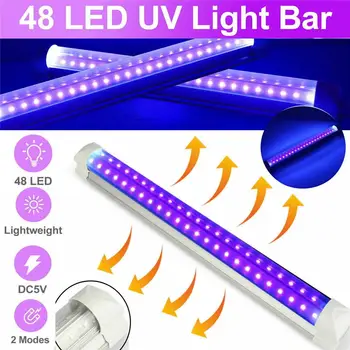 48led Usb 자외선 DJ 빛 디스코 바의 다기능한 에너지 절약 램프구에 대한 Dj 파티클럽 반점 빛 백라이트