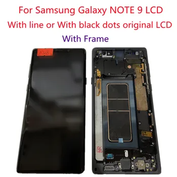 For Samsung Galaxy NOTE9N960A N960U N960F NOTE9LCD 모니터 원래 디스플레이에 적합한 삼성과 라인이나 점