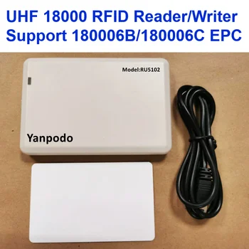 Yanpodo UHF 데스크탑 usb uhf rfid reader writer ISO18000-6B/6C 에 대한 액세스 제어 시스템 uhf 무료 견본,카드 SDK demo 소프트웨어